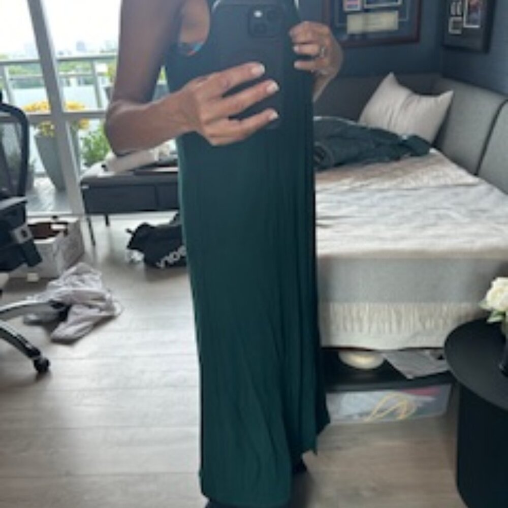 Hunger green long vest